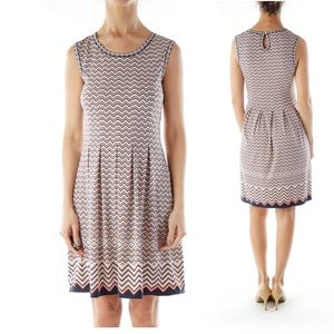 Max Studio chevron sleeveless mini dress  S